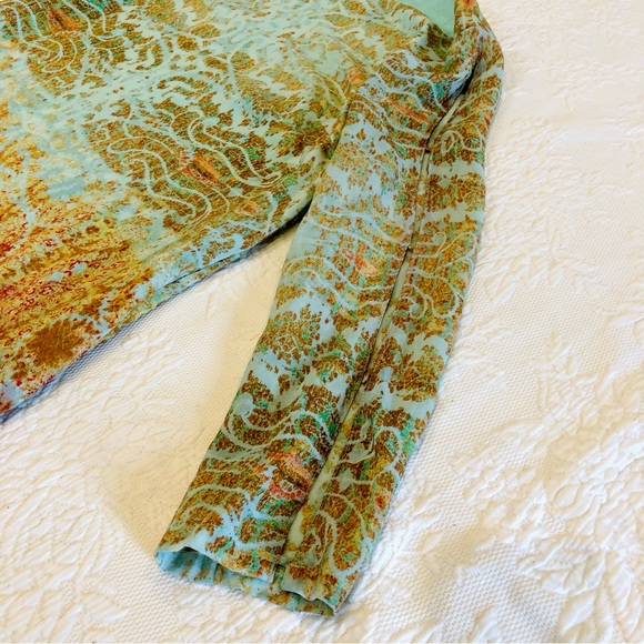 Maeve Cleome Silk Shift Dress, Small - Picture 10 of 13